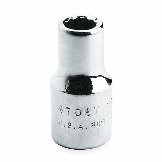 Socket, 3/4 in Drive Size, 2 1/4 in Socket Size, 12-Point Socket Proto 429T39
