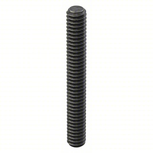 Fully Threaded Stud, 5/8 inch-11 Thread Size, Steel, Grade B7, Black Oxide, 3 3/4 inch Overall  Length, 10 Packet Fully Threaded Stud Earnest Machine 534333G1