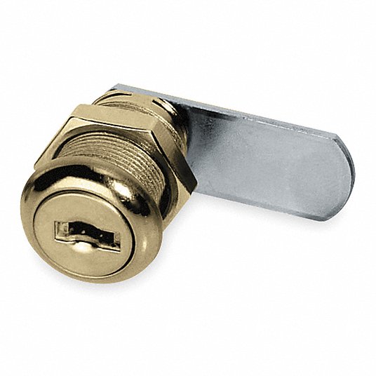Disc Cam Lock, Bright Brass Disc Cam Lock American Lock ADCL7803KA-C413A