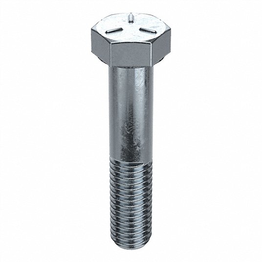 Hex Head Cap Screw: Steel, Grade 5, Zinc Plated, 1/2inch-13, Coarse, 2 3/4 inch length, 10 Packet Hex Head Cap Screw Fabory N01200.050.0275