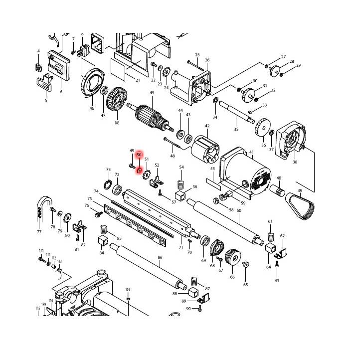 Flat Washer # 6 For 2012NB Flat Washer Makita 267080-1