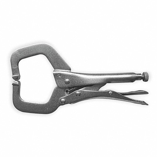 Locking C-Clamp, 18 in, 8 5/8 in Max. Opening, 9 1/2 in Throat Depth Locking C-Clamp Westward 2FDD3