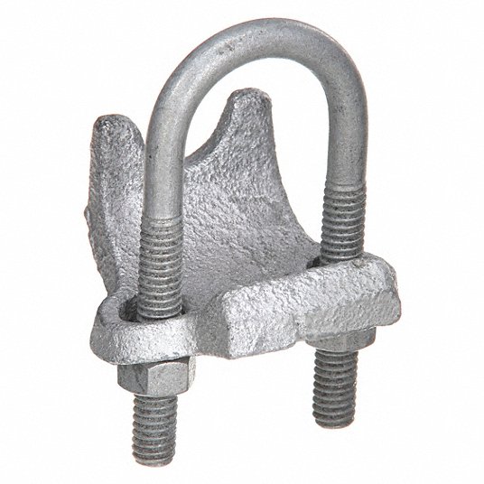 Right Angle Conduit Clamp, Steel, 3/64 in to 1 5/8 in, 3/4 in Trade Size Clamp Hubbell Killark RACC075