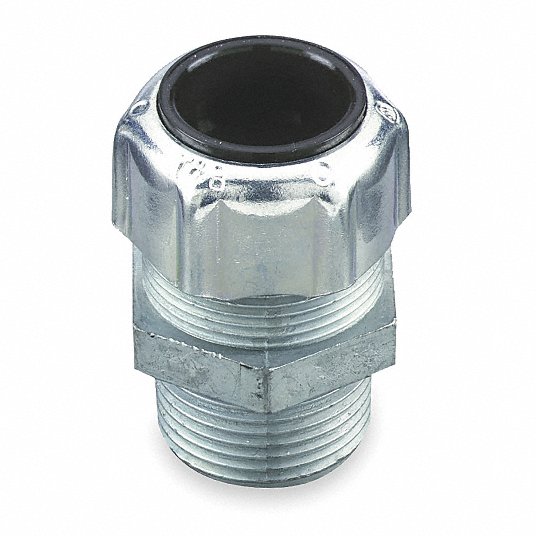 Liquid Tight Cord Connector, 0.13 in to 0.38 in Liquid Tight Cord Connector Thomas & Betts 2930