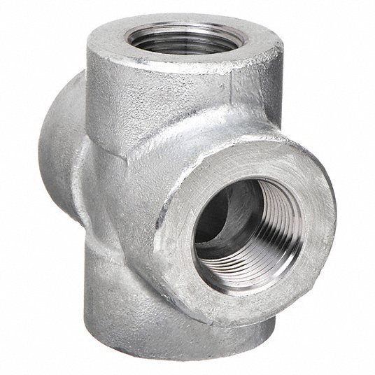 وصلة 4 اتجاهات, من الفولاذ المطروق, حجم الأنبوب 1 1/2 بوصة × 1 1/2 بوصة × 1 1/2 بوصة × 1 1/2 بوصة وصلة 4 اتجاهات جرينجر ابروفد 4TJJ5