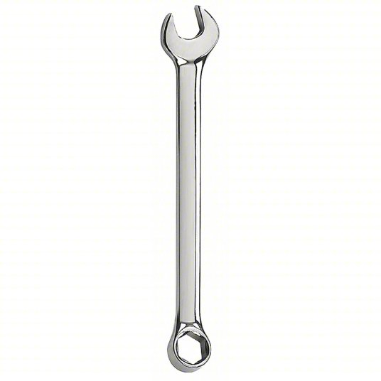 Combination Wrench, Alloy Steel, Chrome, 1 1/8 inch Head Size, 15 3/4 inch Overall Length, Offset Combination Wrench Westward 36A286
