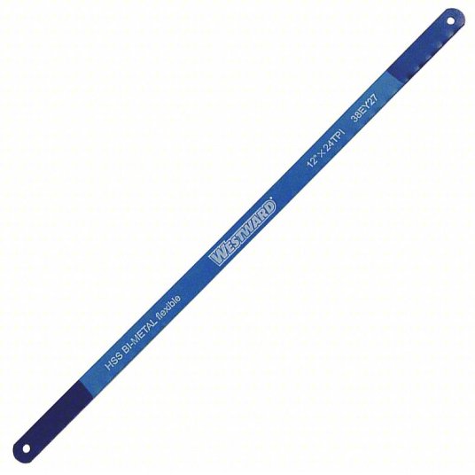 Hacksaw Blade, 12-inch Length, Bi-Metal, 1/2 inch Width, 0.022 inch Thickness Hacksaw Blade Westward 38EY27