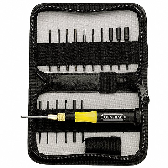 Precision Screwdriver Set, Combo, 18 pcs. Screwdriver Set General 63518