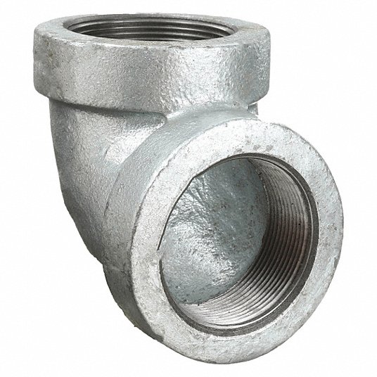 90 Degrees Elbow: 1 1/2 x 1 1/2Inch, Malleable Iron, Female NPT x Female NPT, Class 300 Elbow Grainger Approved 1LBH2