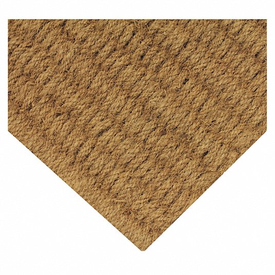 بساط مدخل داخلي / خارجي, 30 بوصة, 18 بوصة, السمك 1 بوصة, مستطيل, طبيعي بساط مدخل كوندور 4CKJ1