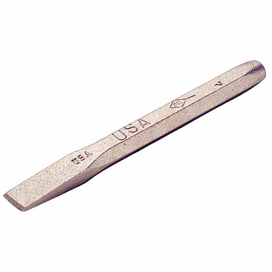 Cold Chisel, 1/4 In. x 5-1/4 In. Cold Chisel Ampco C-12B