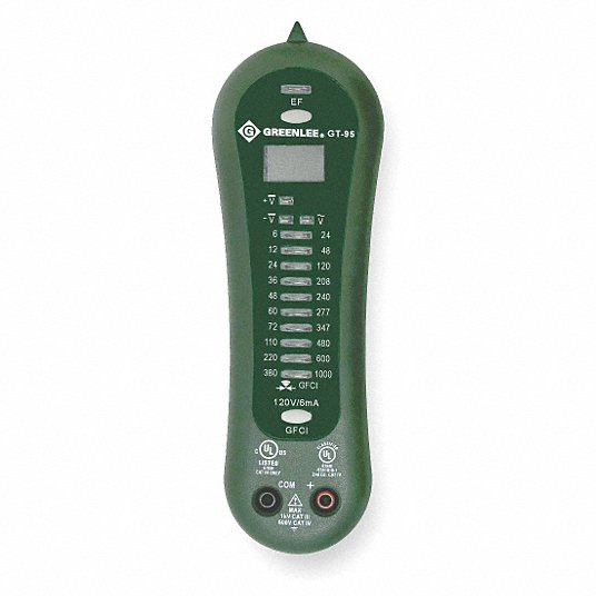 Voltage, Continuity Tester, 1000VAC, 1000VDC Continuity Tester Greenlee GT-95