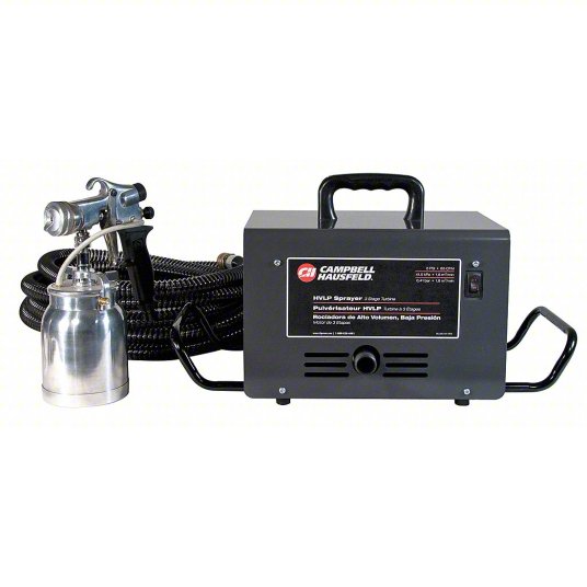 HVLP, Paint Sprayer, 3 Stage 1 qt Tank Capacity, 115VAC  Paint Sprayer Khusheim HV3500