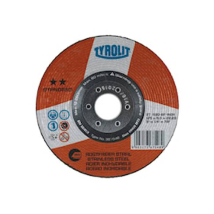 27A Rough Grinding Wheel 178x4.0x22.23, Grit  A30Q-BFX Grinding Wheel Tyrolit 5349