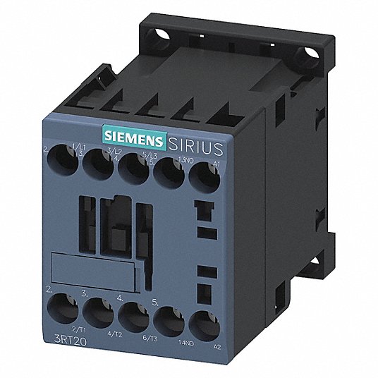 230V AC Power Contactor, No. of Poles 3, 7 A Full Load Amps-Inductive Contactor Siemens 3RT2015