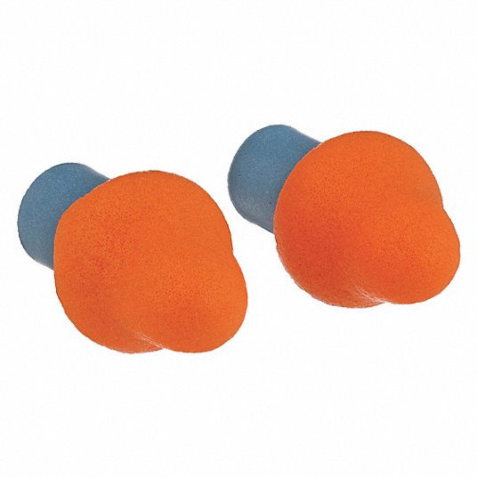 Pod Replacement Tips for Banded Ear Plugs, 25 dB Noise Reduction Rating NRR, Uncorded, Size M Ear Plugs Honeywell Howard Leight QB200HYG