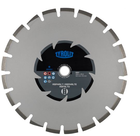 DIAMOND SAW BLADE FOR ASPHALT, 450 X 3,6 X 25,4 DIAMOND SAW BLADE Tyrolit 633312