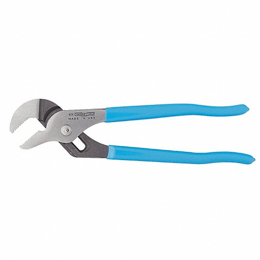 Tongue and Groove Plier, Flat, Groove Joint, 1 1/2 inch Max Jaw Opening, 9 1/2 inch Overall Length, Serrated Tongue and Groove Plier Channellock 420