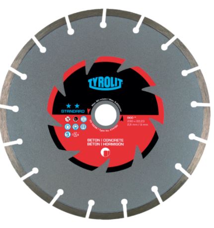 DIAMOND SAW BLADE, 115 X 2 X 22,23mm DIAMOND SAW BLADE Tyrolit 633272/474774