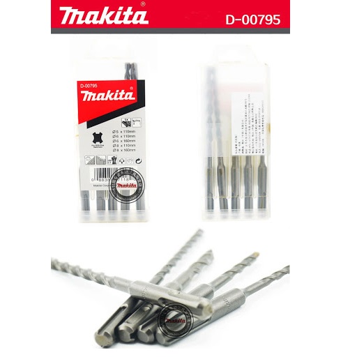 SDS-PLUS drill bit ( 5 pecs ) Drill bit Makita D-00795