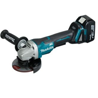 CORDLESS ANGLE GRINDER 115MM FOR 18V, 3 mAH CORDLESS ANGLE GRINDER Makita DGA455RFJ
