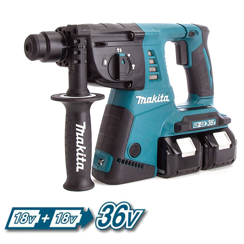 Cordless Rotary Hammer, 3 Modes, SDS Plus Bits, 36V, 26MM , 3.0J, 1250rpm, 5.1kg Hammer Makita DHR263RF2