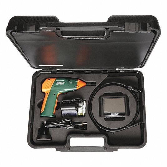 Video Borescope, 3.5 In, 36 In Shaft 5CVT1 Video Borescope Extech BR250