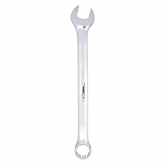 Combination Wrench, Alloy Steel, Chrome, 3/4 inch Head Size, 9 3/4 inch Overall Length, Offset, SAE Combination Wrench Westward 36A214