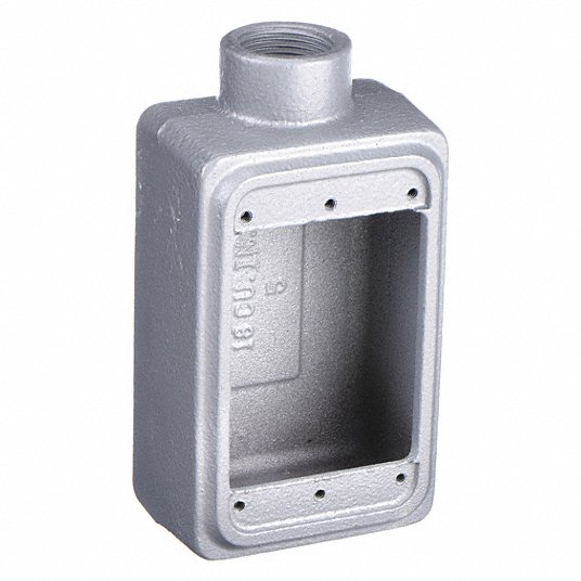 صندوق كهربائي مقاوم للعوامل الجوية, العدد1, عدد المداخل 1, الطول 4.56بوصة صندوق كهربائي ابليتون الكتريك FS-1-75