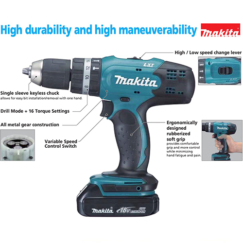 Makita dhp453rfe discount