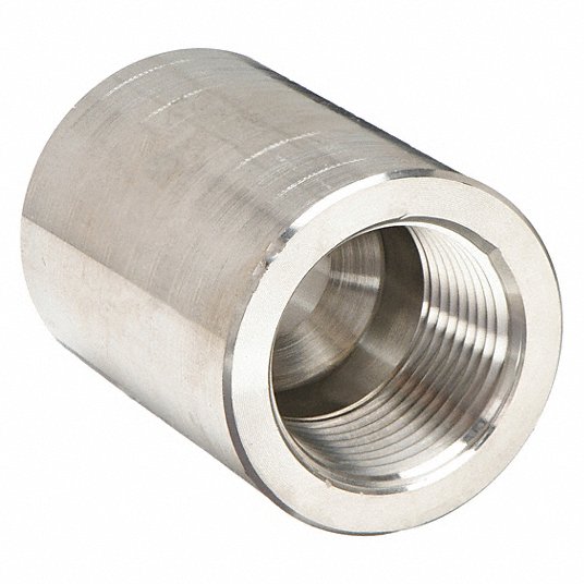 جلبة نقاص, 316 فولاذ مقاوم للصدأ, مقاس الأنبوب المناسب 1/2 بوصة × 1/4 بوصة, أنثى NPT × أنثى NPT جلبة نقاص جرينجر ابروفد 2UA23