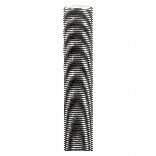 Fully Threaded Stud, 18-8 Stainless Steel, 1/2Inch-13, 4 1/2Inch Length, PK 5 Fully Threaded Stud Grainger Approved 4REH8