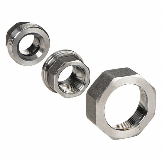 وصلة, من الفولاذ المطروق,مقاس الأنبوب المناسب 2 × 2 بوصة, داخلي NPT × داخلي NPT وصلة جرينجر ابروفد 1MND5