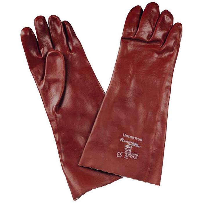 Gloves C&S REDCOTE PLUS , R50X PVC INTLCK S11, 9L Gloves Honeywell R50X-9L