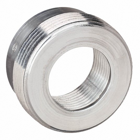 Reducing Bushing, Aluminum, 1 in_2 inch Trade Size Reducing Bushing Hubbell Killark R-63