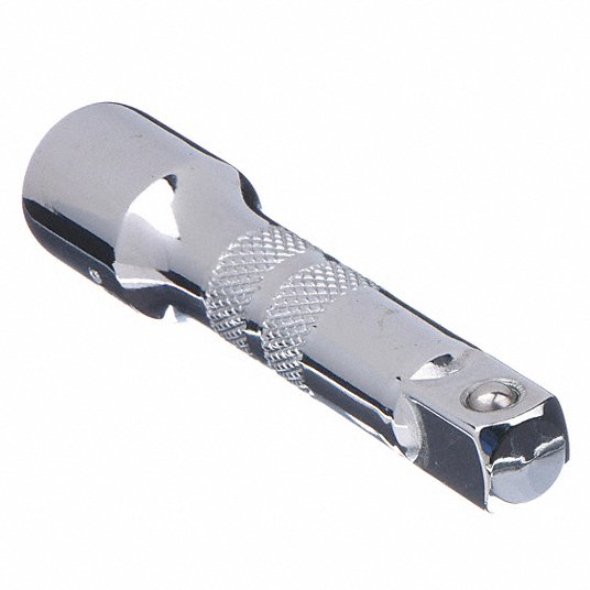 Socket Extension 3/8 inch Input Drive Size, 3/8 inch Output Drive Size, 3 inch Overall Length, Chrome Socket Extension Proto J5260