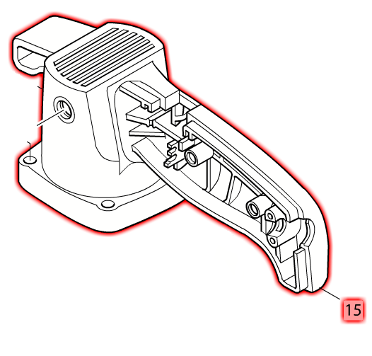 بيت محرك  بيت محرك ماكيتا 154989-5
