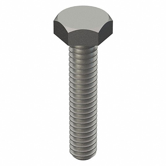 1/4Inch-20, Hex Head Cap Screw, 1 1/4Inch Fastener Length B7, Steel, PK 10 Hex Head Cap Screw Grainger Approved HXCS.001572.50