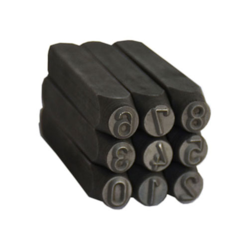NUMBER PUNCH, 8 mm (9 PCS SET) LETTER PUNCH Stony 8169617