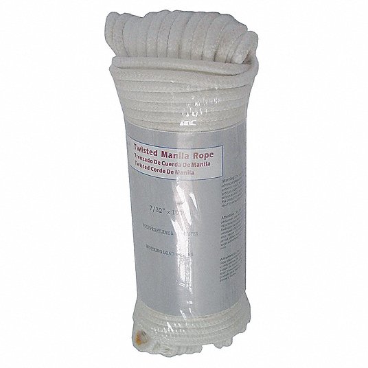 500 Feet White Polyester Rope - 1/4 Inch Diameter, 6 Mm Utility Rope For Camping, Crafts, Kayaking & Home Use