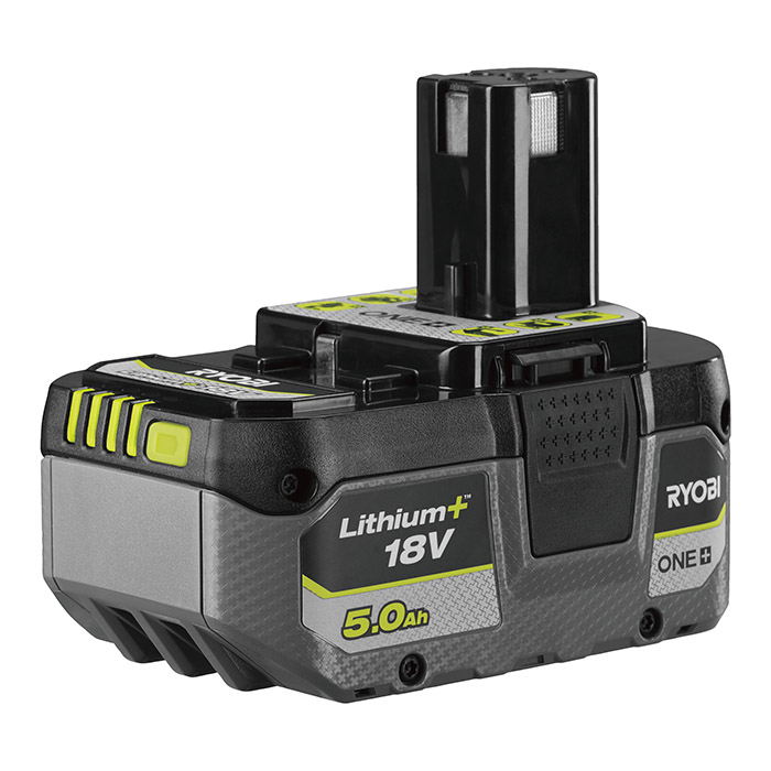 18V Battery, 5Ah, Lithium ion, With charger level indicator 18V Battery Ryobi RB18L50