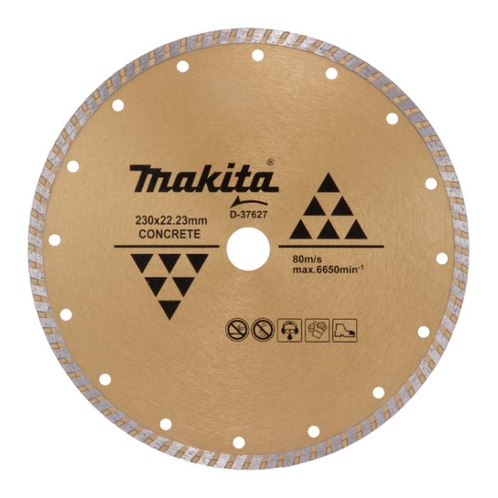 Diamond Wheel Dry Concrete, 230 X 22.23 mm Diamond Wheel Makita D-37627