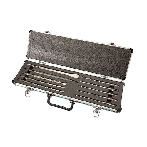 10 Piece SDS-Plus Drill Bit & Chisel Set, with chuck Drill & Chisel Set Bit Makita D-71990
