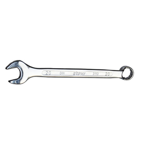 HEAVY DUTY COMBINATION SPANNER -DEEP OFFSET FULL POLISHED MIRROR FINISH 20MM SPANNER Stony 8176676