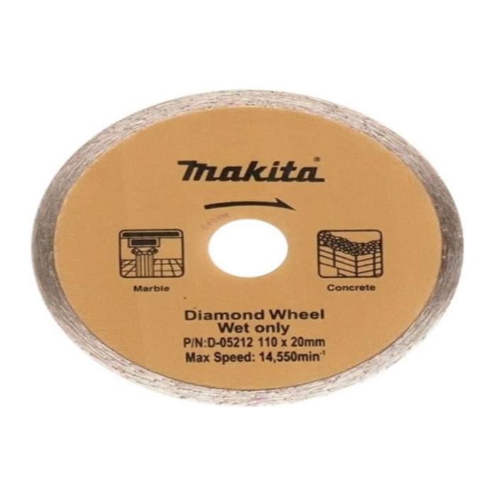 Accessories, Diamond Wheels for Cutters - Continuous Rim 110mm Accessories Makita D-05212