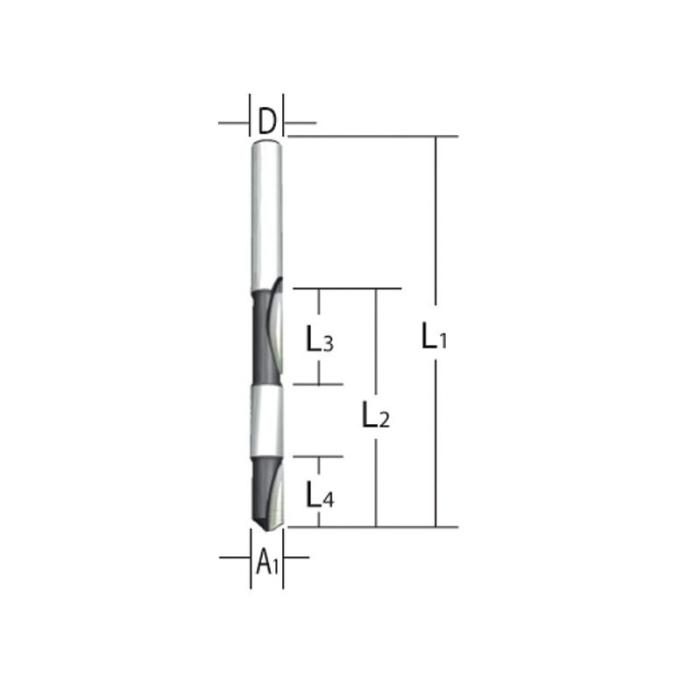 Accessories, ROUTER BIT 8X8 ROUTER BIT Makita 793061-4