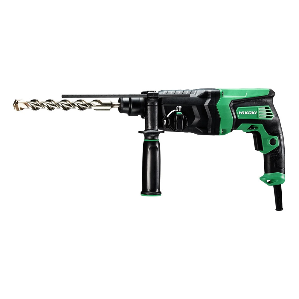 Rotary Hammer 830W, 2.9 J Impact Energy, 26 mm Concrete Capacity, 4300 BPM, 2.8 kg Rotary Hammer Hikoki DH26PB2WSZ