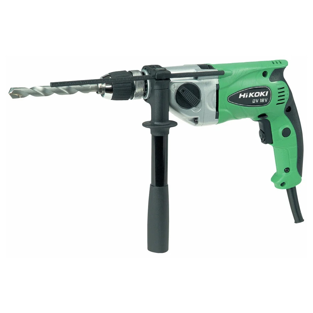 Impact Drill 690W, 18 mm Capacity, 3000 RPM, 27,300 BPM, 2 kg Impact Drill Hikoki DV18VWUZ