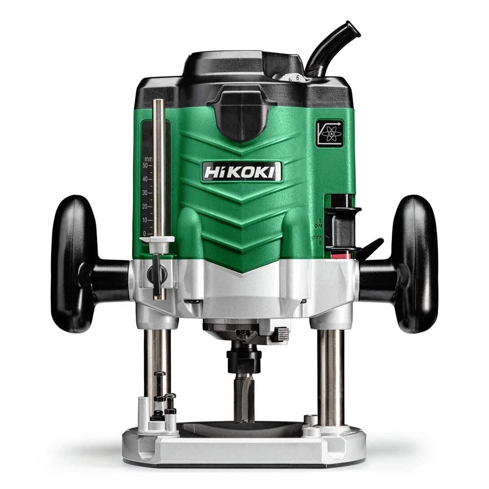Plunge Router 2000W, 65mm Depth, Variable Speed, Soft Start, 12mm Collet, 5.3 kg Plunge Router Hikoki M12VEUTZ