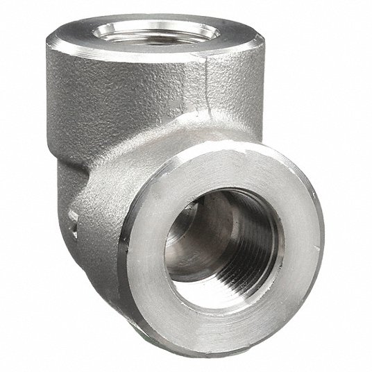 90° Elbow, 304 Stainless Steel, 3/4Inch x 3/4Inch Fitting Pipe Size, Female NPT x Female NPT, Class 3000 Elbow Grainger Approved 2UA58